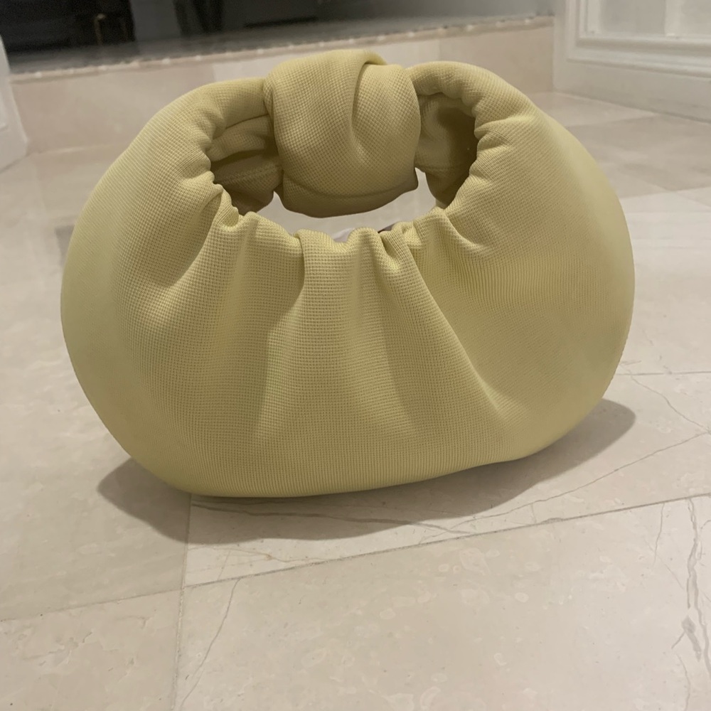 Elegant GIA STUDIOS Yellow Mini Croissant Bag